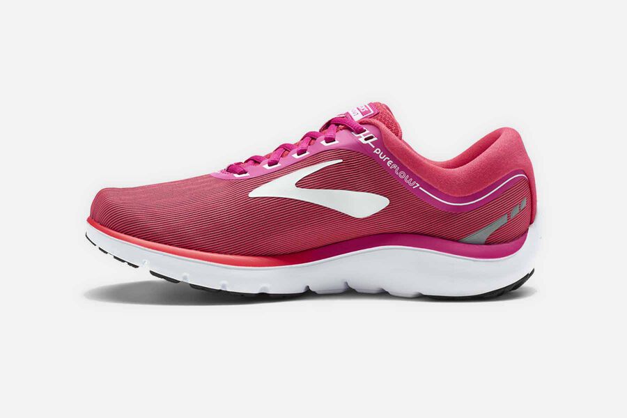 Brooks Pureflow 7 Road Löparskor Dam - Rosa/Vita - 6394-HGJIZ